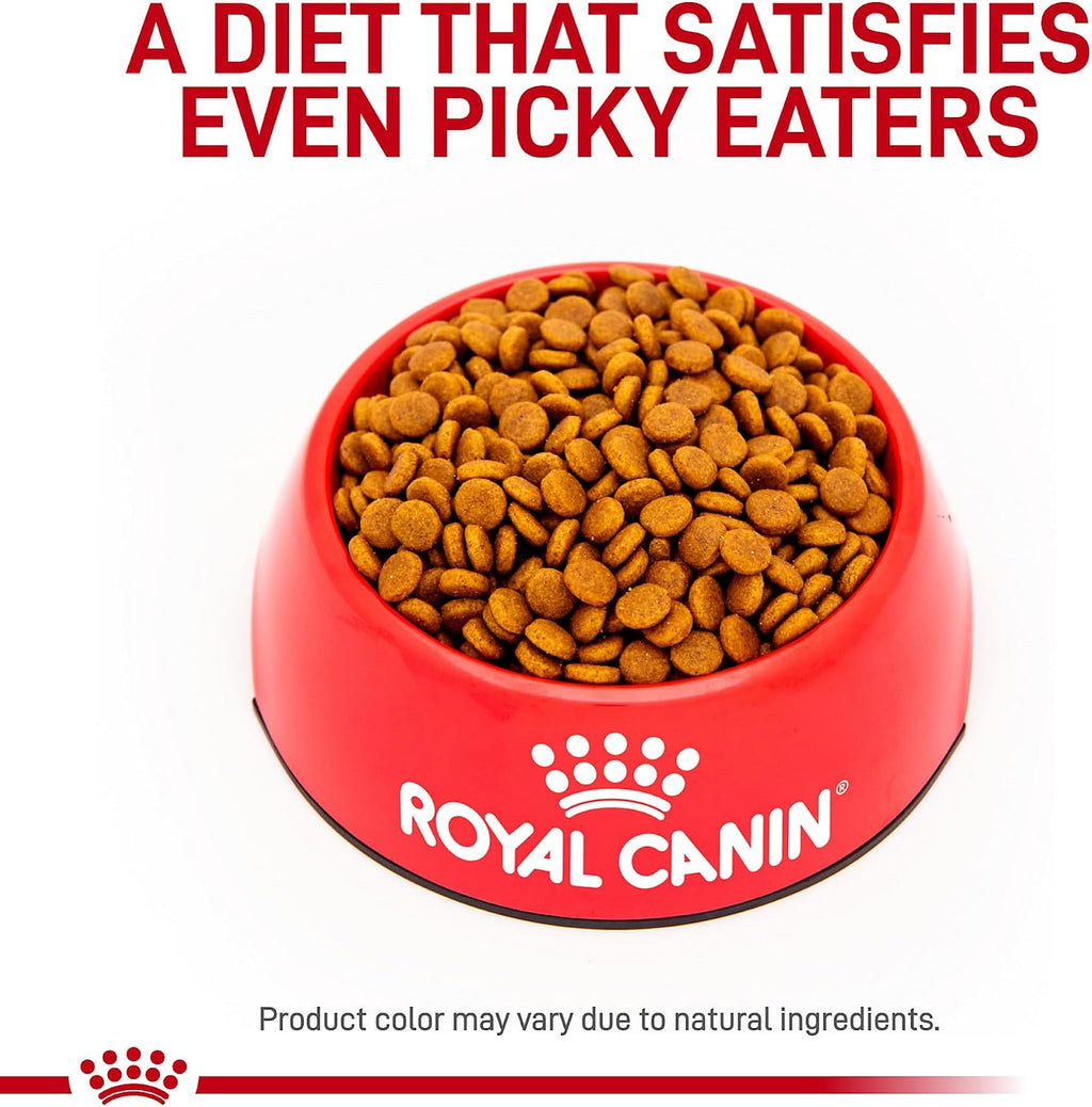 Royal Canin Gastrointestinal 22 Pound dry dog food packaging showing nutritional labels