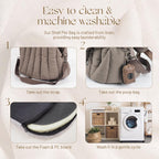Peppy Buddies dog carrier bottom showing slip resistant grip material