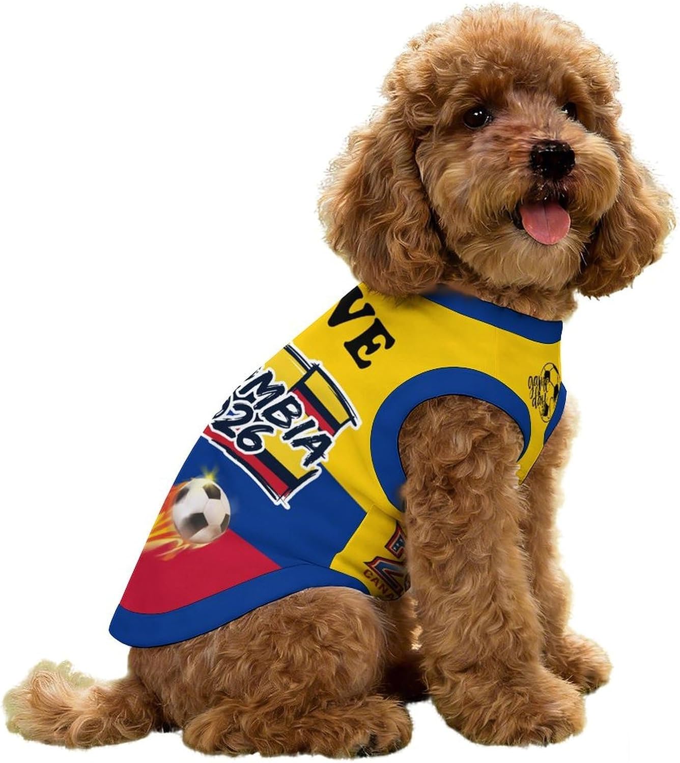 Soccer Cup 2026 Pet Soccer Jersey Mexico Shirt for Dogs Cats Game Day Cooling Sportswear Small - Image 12