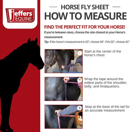 Jeffers soft mesh lightweight horse blanket combo neck coverage
