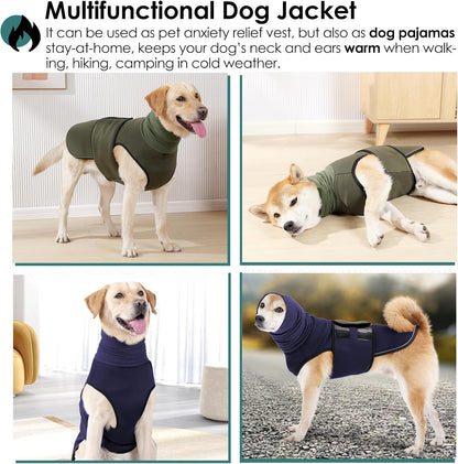 AOFITEE reflective dog jacket for safe nighttime walks
