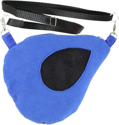 Exotic Nutrition Teardrop Carry Pouch (Grey) - Small Animal Fleece Bonding Pouch - for Sugar Gliders, Hamsters, Gerbils, Mice, Degus & Other Small Pets - Image 7