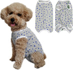Dog's Recovery Suit Post Surgery Shirt for Puppy, Small Dog Surgical Recovery Suit for Female Male Dogs, Dog Onesie Protect Surgical Wound(Pink White Stripe-m) - Image 12