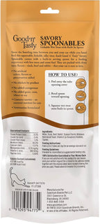 Six count tube pack of Savory Spoonables for cats