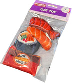 Greenbrier Kennel Club authentic imported catnip sushi roll plush cushions close up texture details