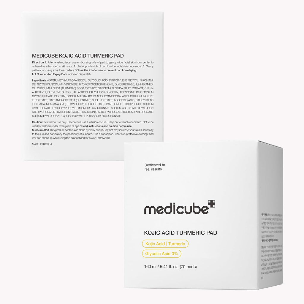 Demonstration of facial wiping application with toner pad