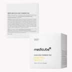 Demonstration of facial wiping application with toner pad