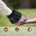 Abbylike turnout boots for horses emphasizing the 360 degree overreach protection design.