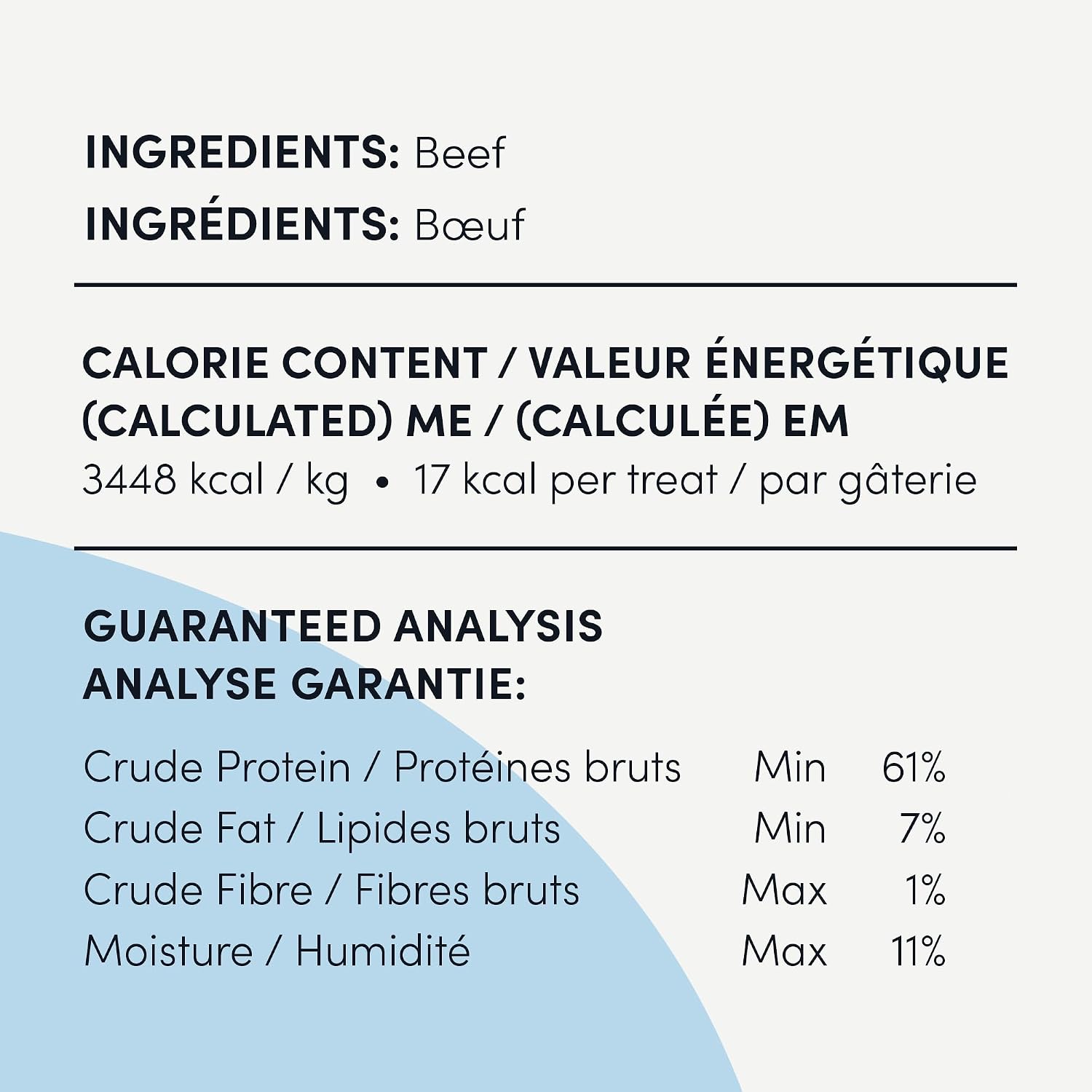 Premium imported packaging of Crumps' Naturals healthy canine rewards