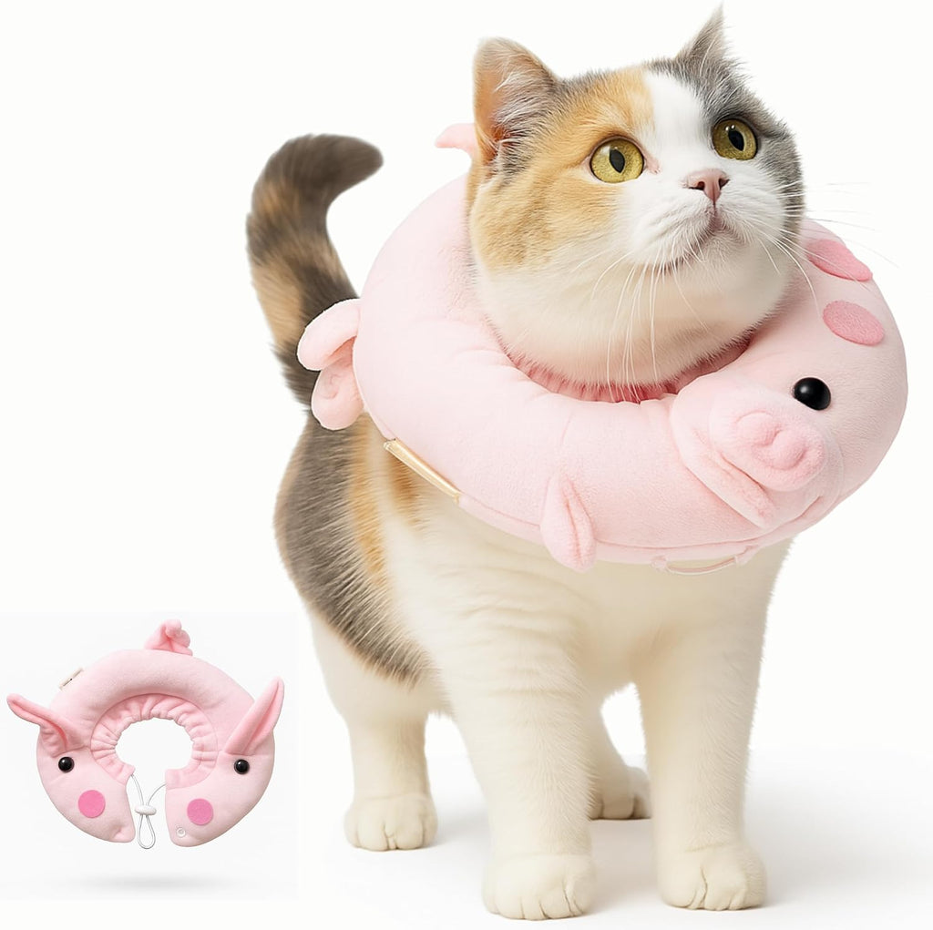 Adjustable Comfy Flower Style Elizabeth Collar for Cats Puppies Soft Recovery Cone Pet Protective Neck Collar (Yellow, Small) - Image 14