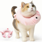 Adjustable Comfy Flower Style Elizabeth Collar for Cats Puppies Soft Recovery Cone Pet Protective Neck Collar (Yellow, Small) - Image 14