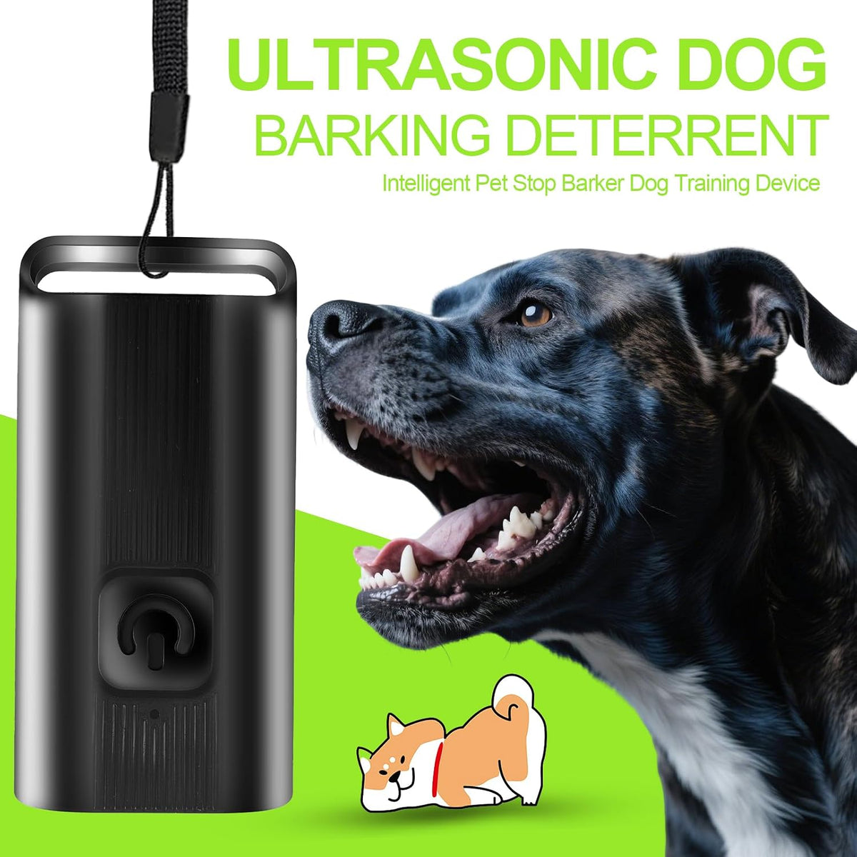 Baopilong anti-barking device held in hand for scale