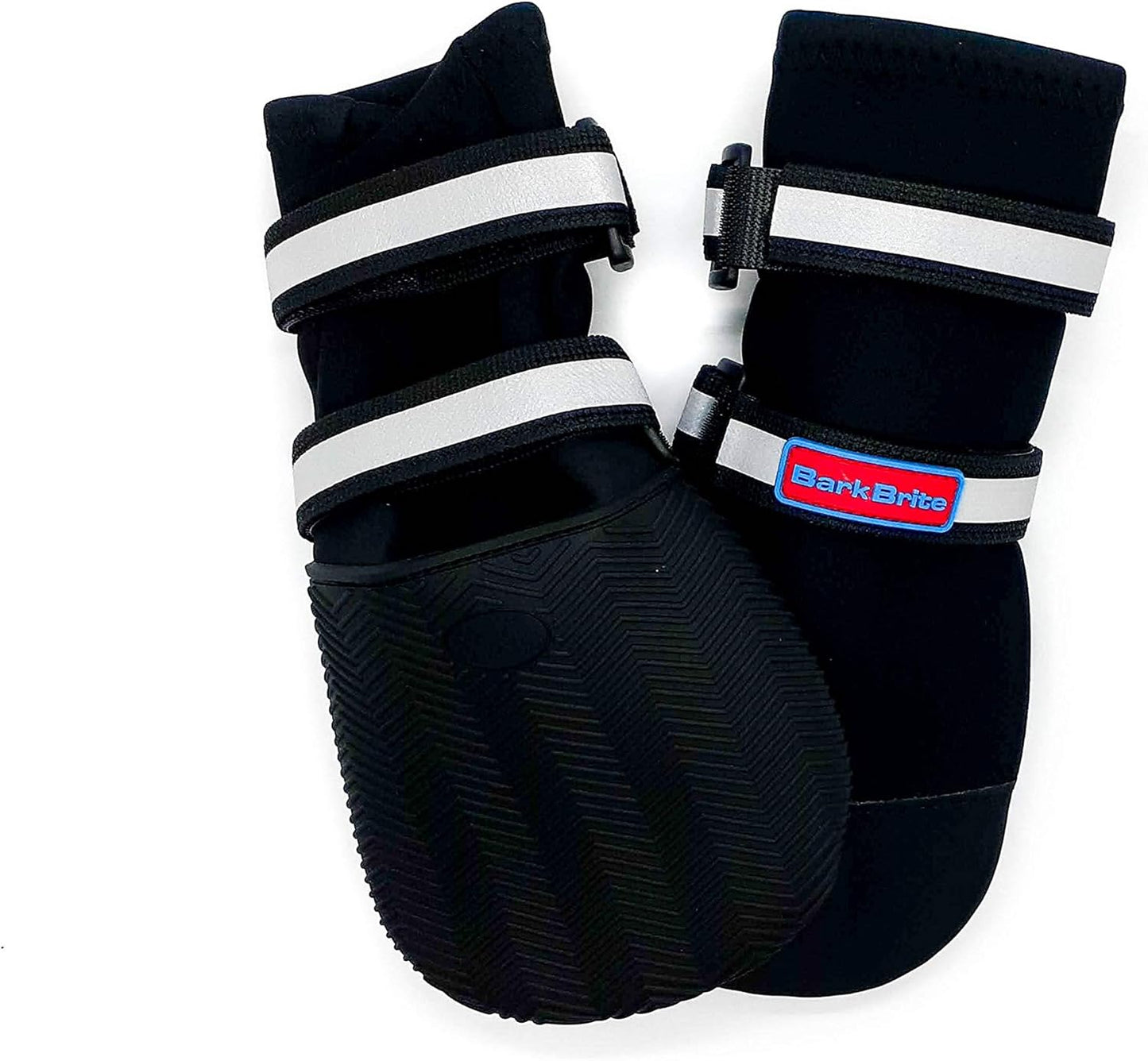 Bark Brite all-weather neoprene dog boots front view