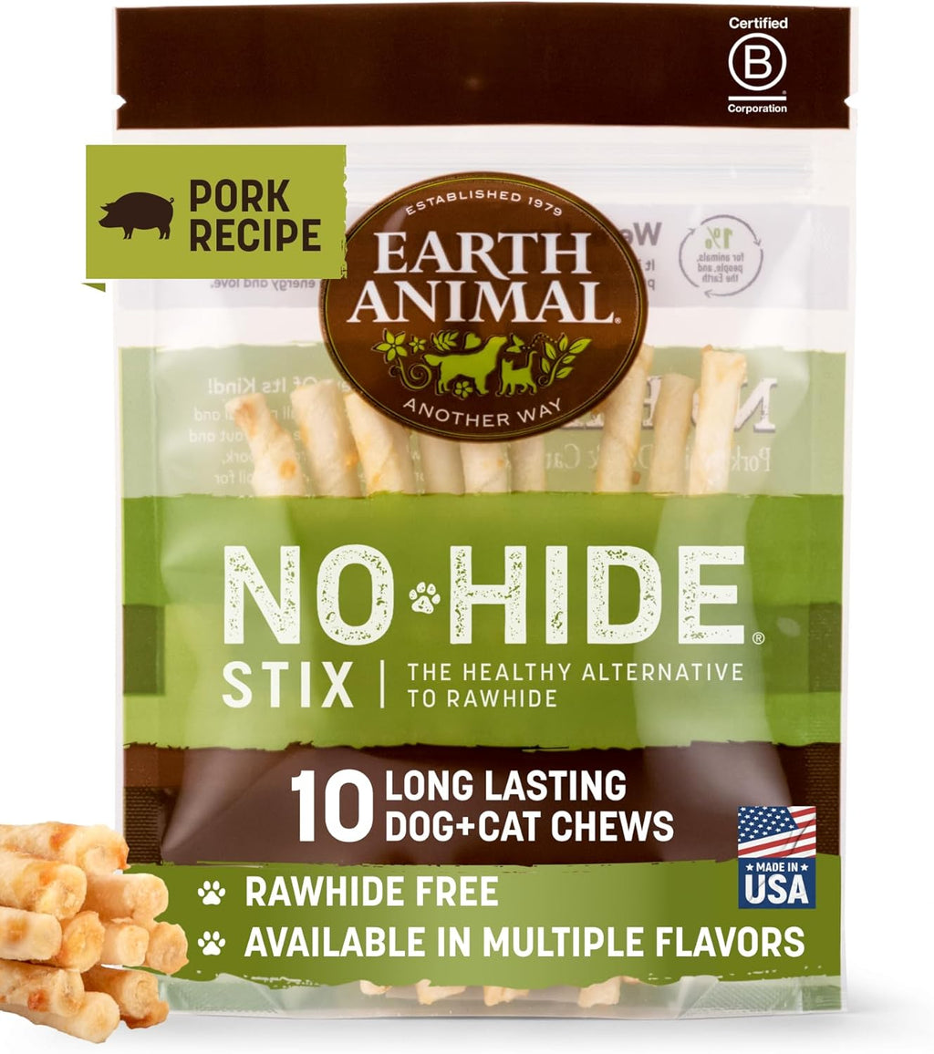 Earth Animal No Hide Stix - Long Lasting Rawhide Free Small Dog Chews Sticks, Chicken - 10 Count - Image 11