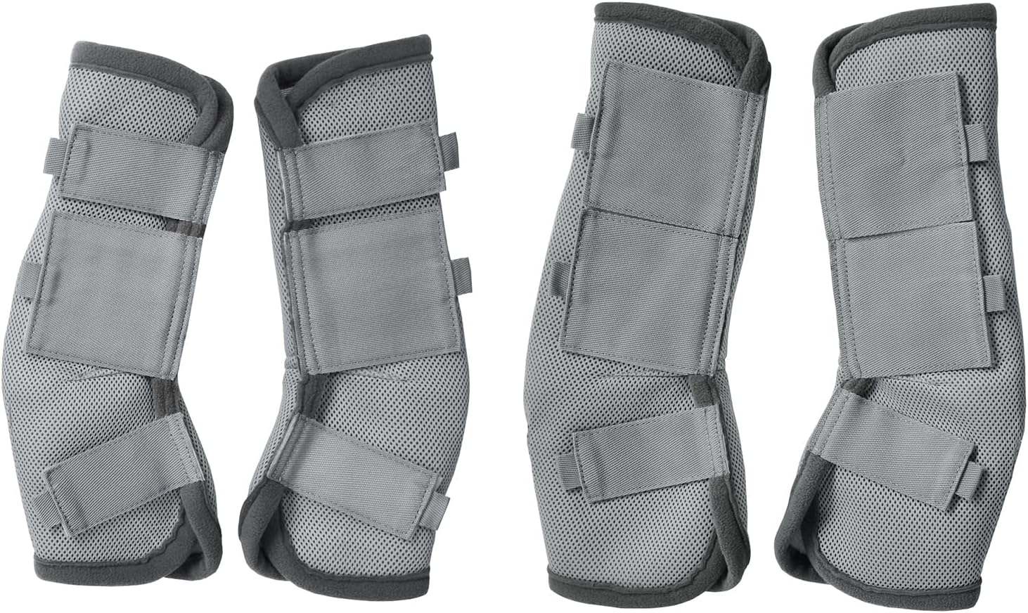 Horse Fly Boots Set of 4, Breathable Comfy Mesh Fly Boots for Horses, Non-Slip Horse Fly Leggings No More Stomping & Horsefly Nuisance Violet Full - Image 9