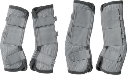 Horse Fly Boots Set of 4, Breathable Comfy Mesh Fly Boots for Horses, Non-Slip Horse Fly Leggings No More Stomping & Horsefly Nuisance Violet Full - Image 9