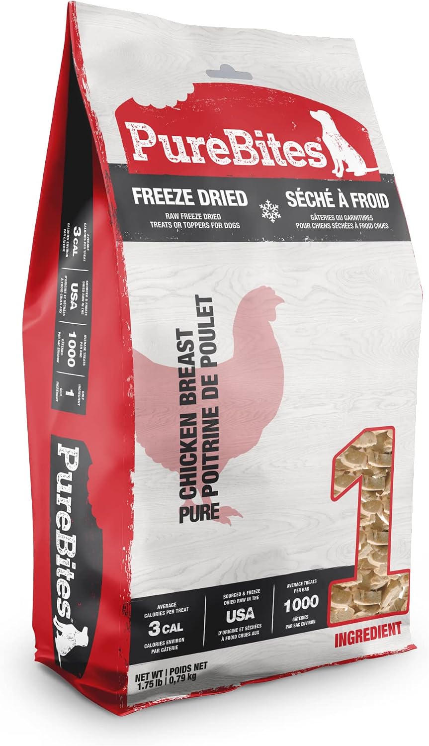 PureBites Chicken Breast Freeze Dried Dog Treats, 1 Ingredient, Made in USA, 8.6oz - Image 10