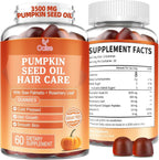 Oalse Pumpkin Seed Oil With Saw Palmetto Gummies front view bottle packaging