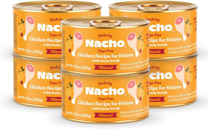 Made by Nacho Sustainably Caught Salmon & Sole Recipe with Bone Broth Minced Wet Cat Food, 3-oz can, Case of 6 - Image 10