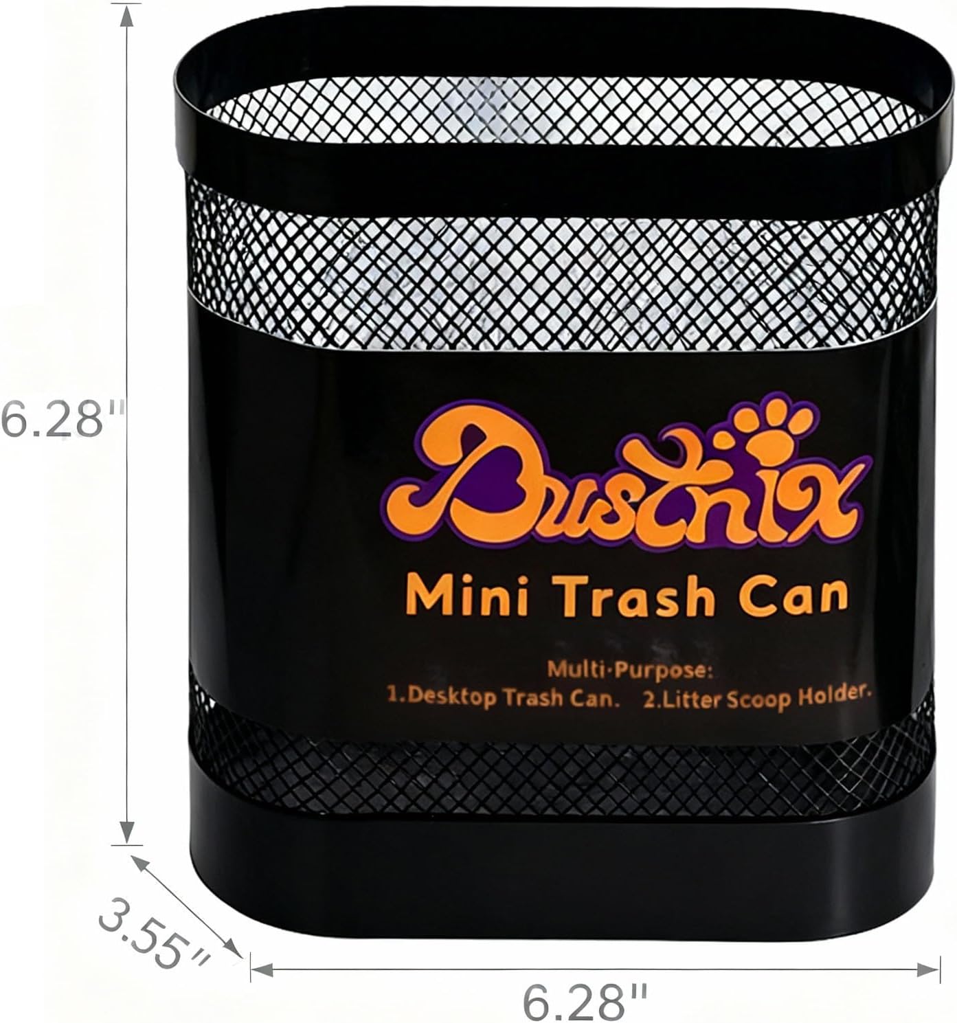 Dustnix heavy duty scooper storage caddy on a floor