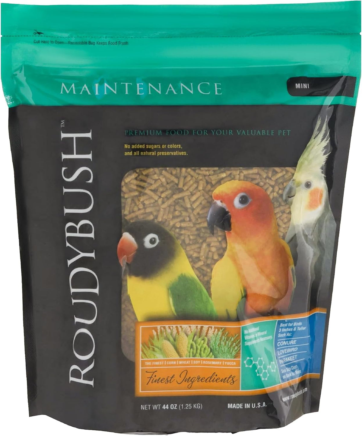 RoudyBush Daily Maintenance Bird Food, Crumble Pellets, 2.75 lb - Image 11