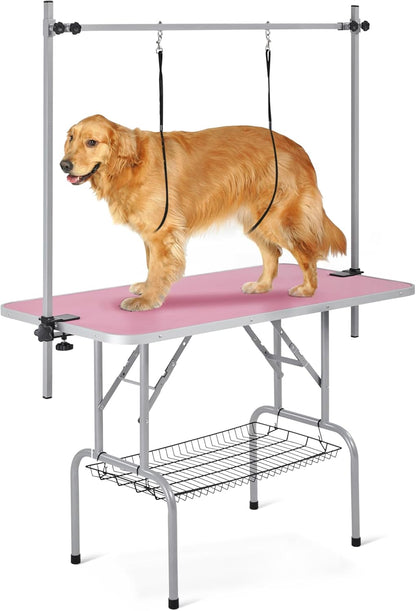 Yaheetech 46 inch pet grooming table for large dogs front view
