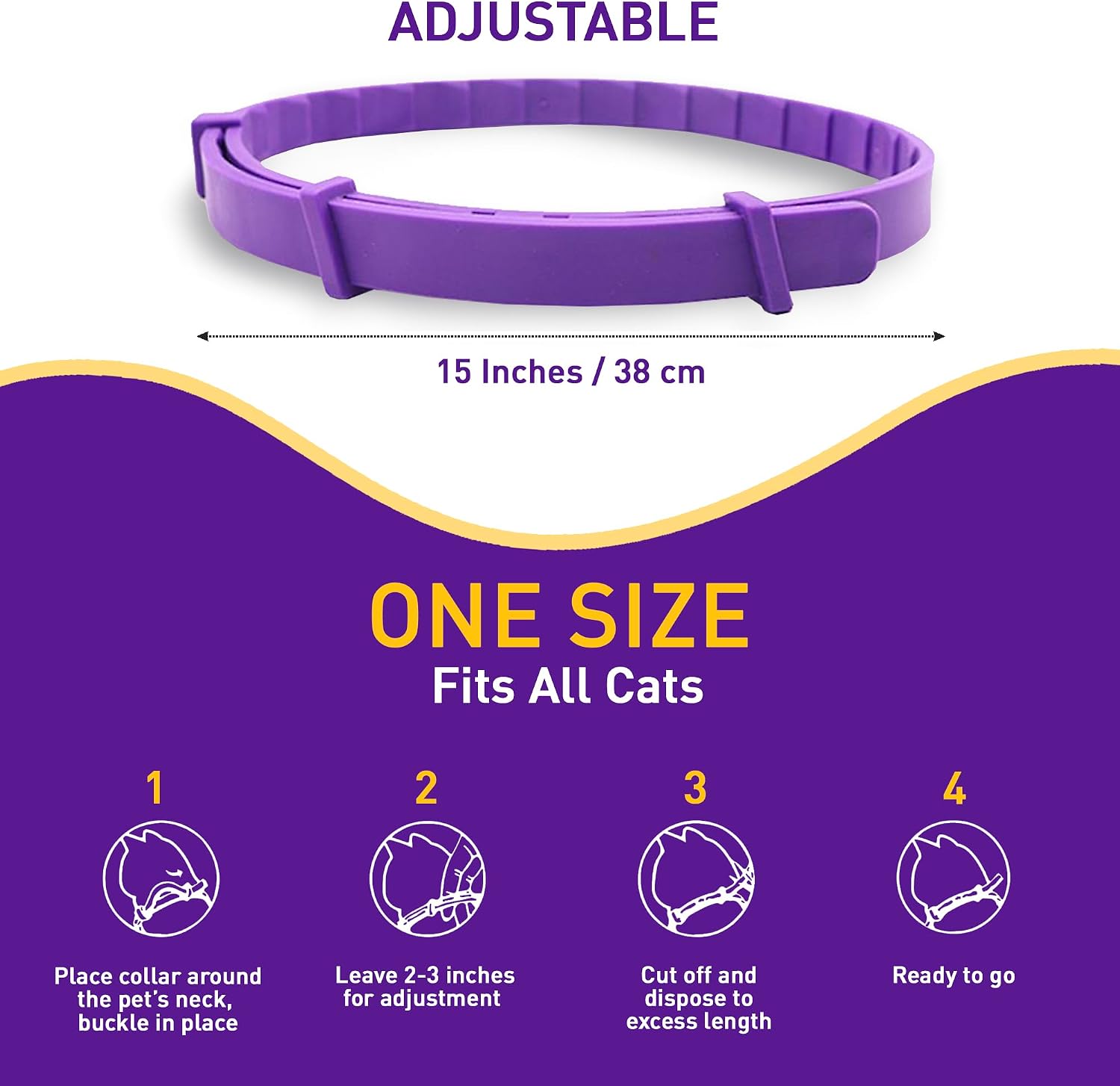 PetAtlas natural ingredient safety breakaway cat collar package contents