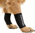 Cynoscape dog leg brace black front view for injury recovery