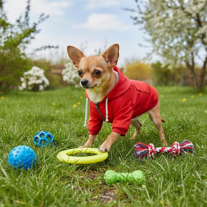 Morezi dog protective outerwear with rolled up sleeves