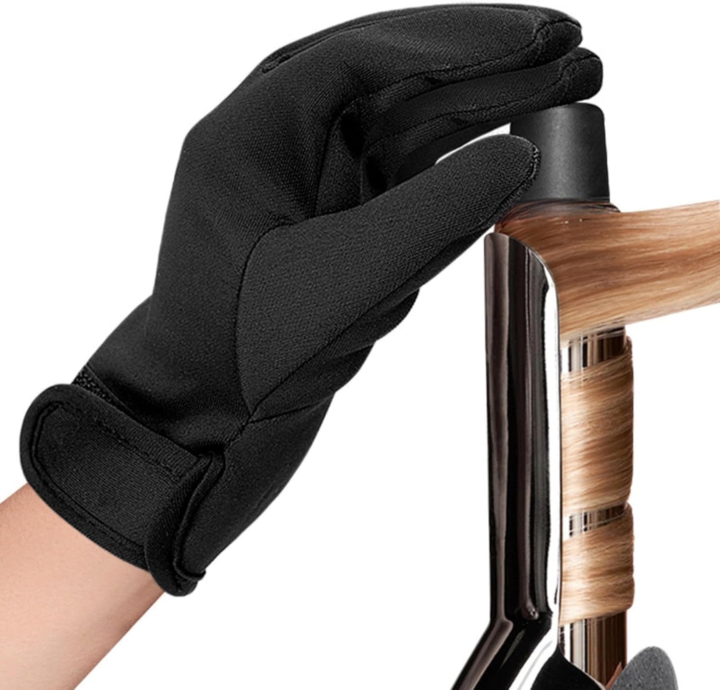 Generisch professional heat resistant glove front view showcasing anti-scald fabric material.