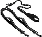 Durable imported double leash for two medium and large dogs