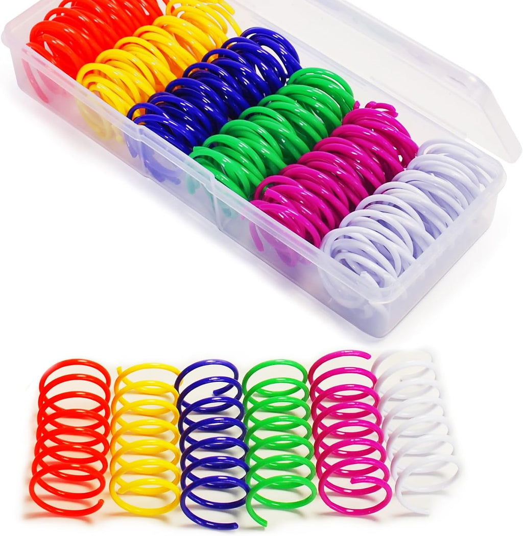 40Pcs 10 Colors Box Stored Springs for Indoor Cats, Cats Coil, Cat Interactive Toys, Cat Swatting Toy, Self-Play Toys, Hunting Toy, Kitten Spring - Image 10