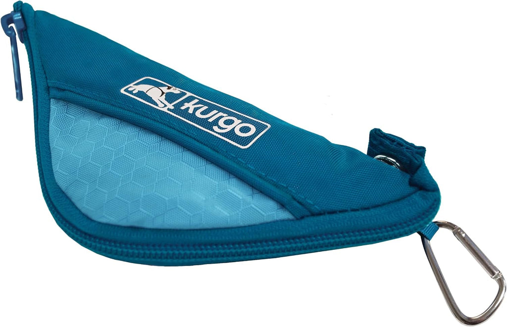 Kurgo collapsible pet bowl folded flat for storage