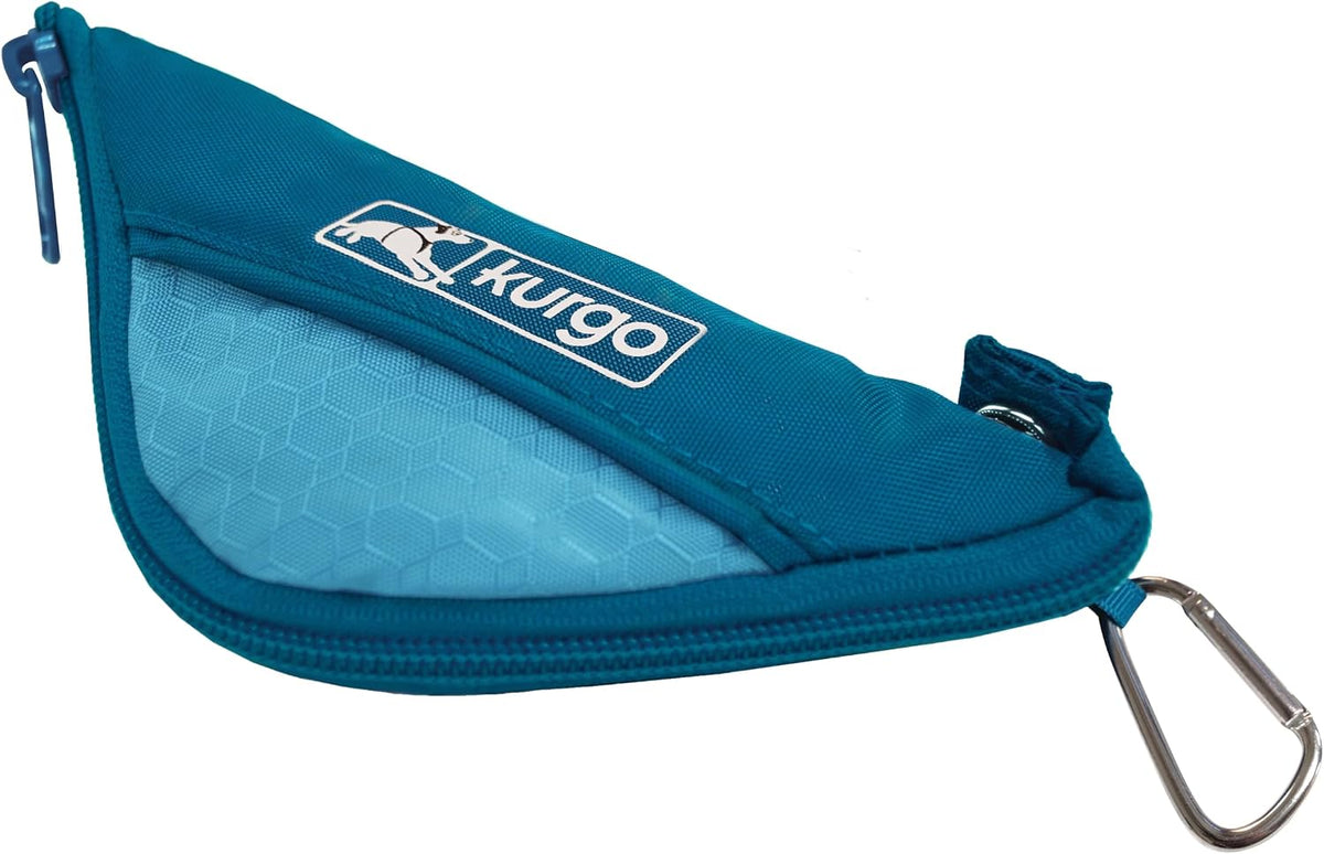 Kurgo collapsible pet bowl folded flat for storage