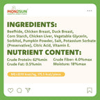 Mon2sun dental hygiene dog snacks for medium dogs