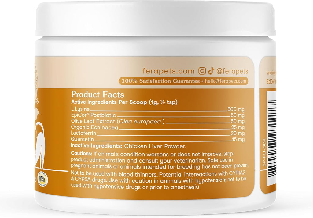 Authentic USA imported Fera Pets lysine supplement for cats
