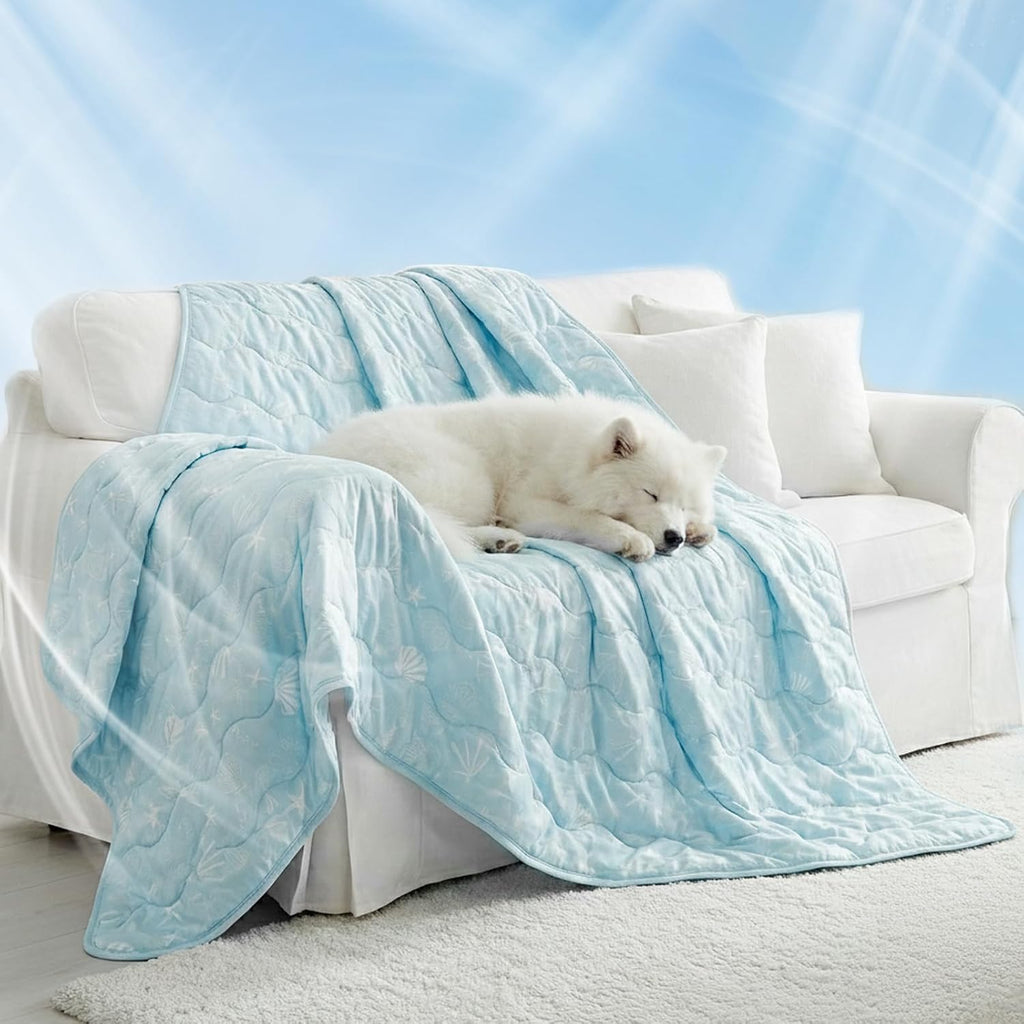 NWK Machine Washable Cooling Mat undergoing a cleaning cycle demonstration