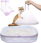 Elzrghs Cat Litter Box Liners front view of the thirty pack retail packaging.