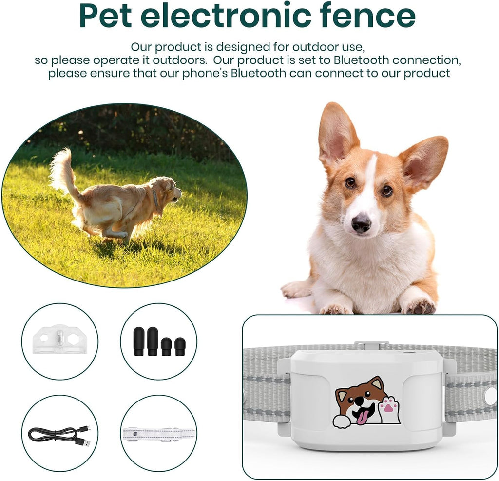 PetSafe smart tracking collar illustrating the automatic sleep and wake power saving component