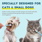 MoonyMars pet toothbrush with ultra soft bristles