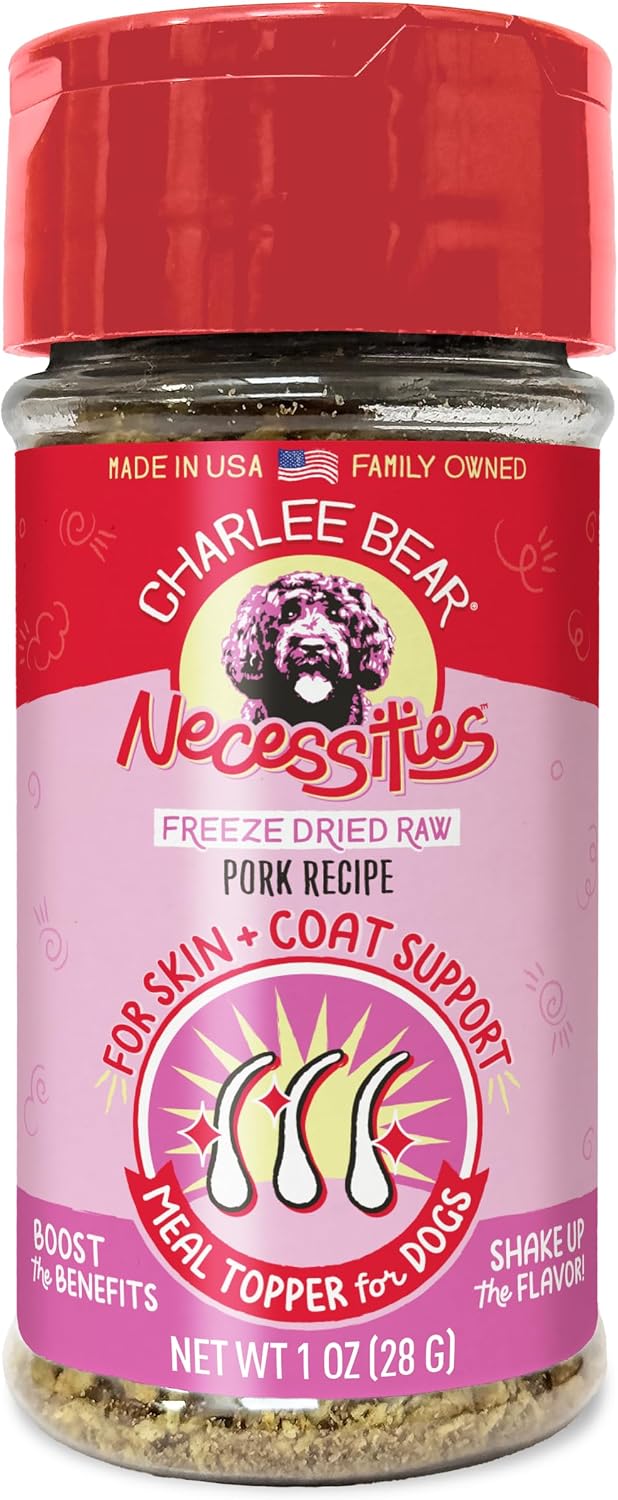 Charlee Bear Necessities Freeze Dried Dog Food Topper, Hip and Joint Support, Grain Free, High Protein, Limited Ingredient Meal Toppers for Dogs, Salmon and Whitefish Recipe, 1 Ounce - Image 10