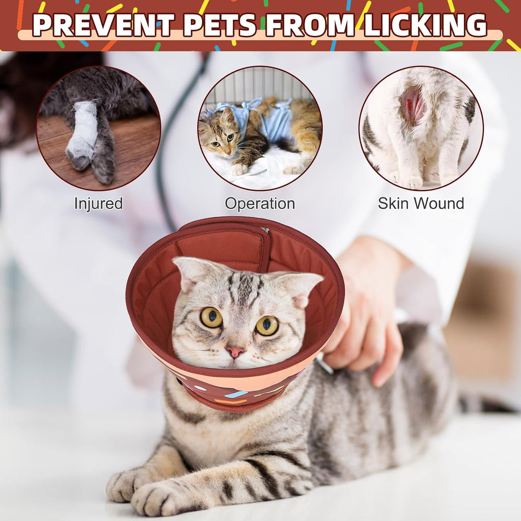 KOOLTAIL donut pet cone collar magic tape closure mechanism
