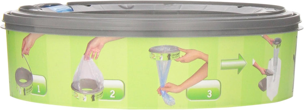 LitterLocker II refill cassette showing multi-layer film structure