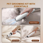 Three suction modes pet vacuum machine for heavy shedding dogs and cats