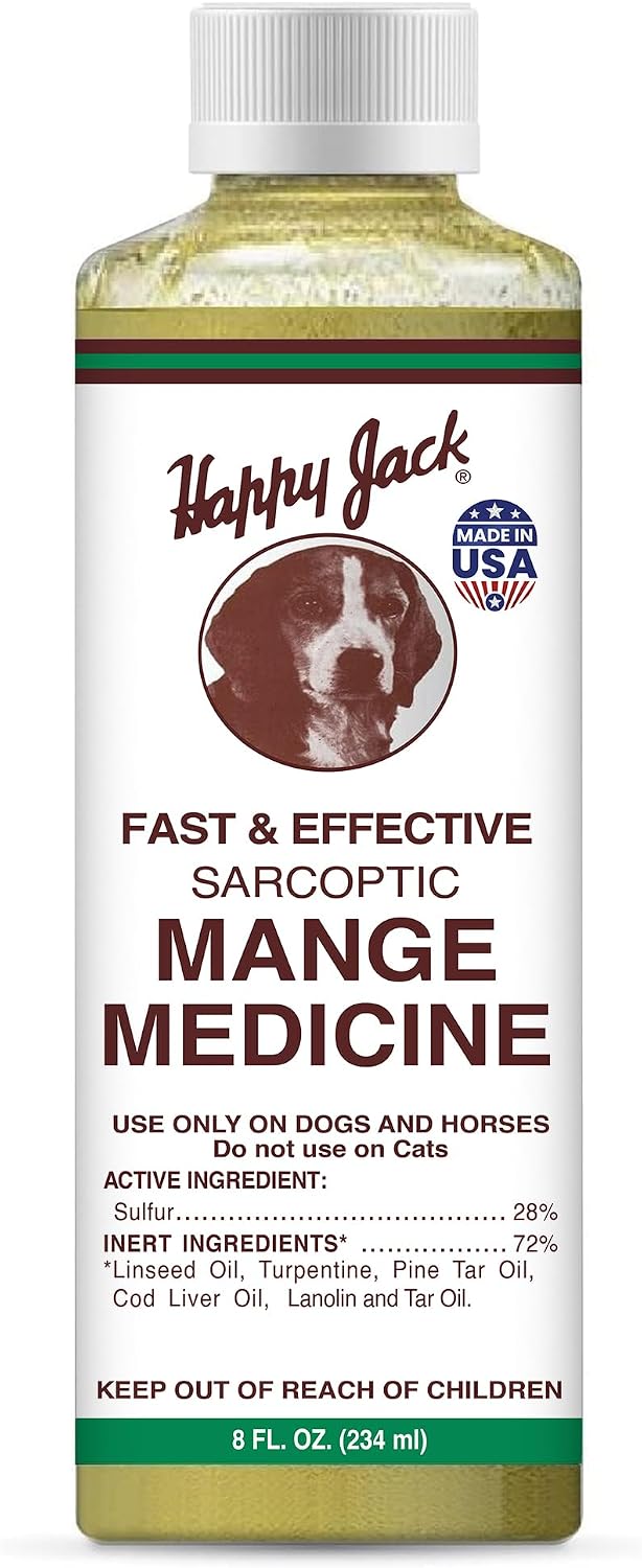 HAPPY JACK Mange Medicine & Treatment for Dogs & Horses - Brings Soothing Itch Relief to Severe Mange, Fungi, Allergies, Eczema & Most Dog Skin Irritation (16 oz) - Image 9