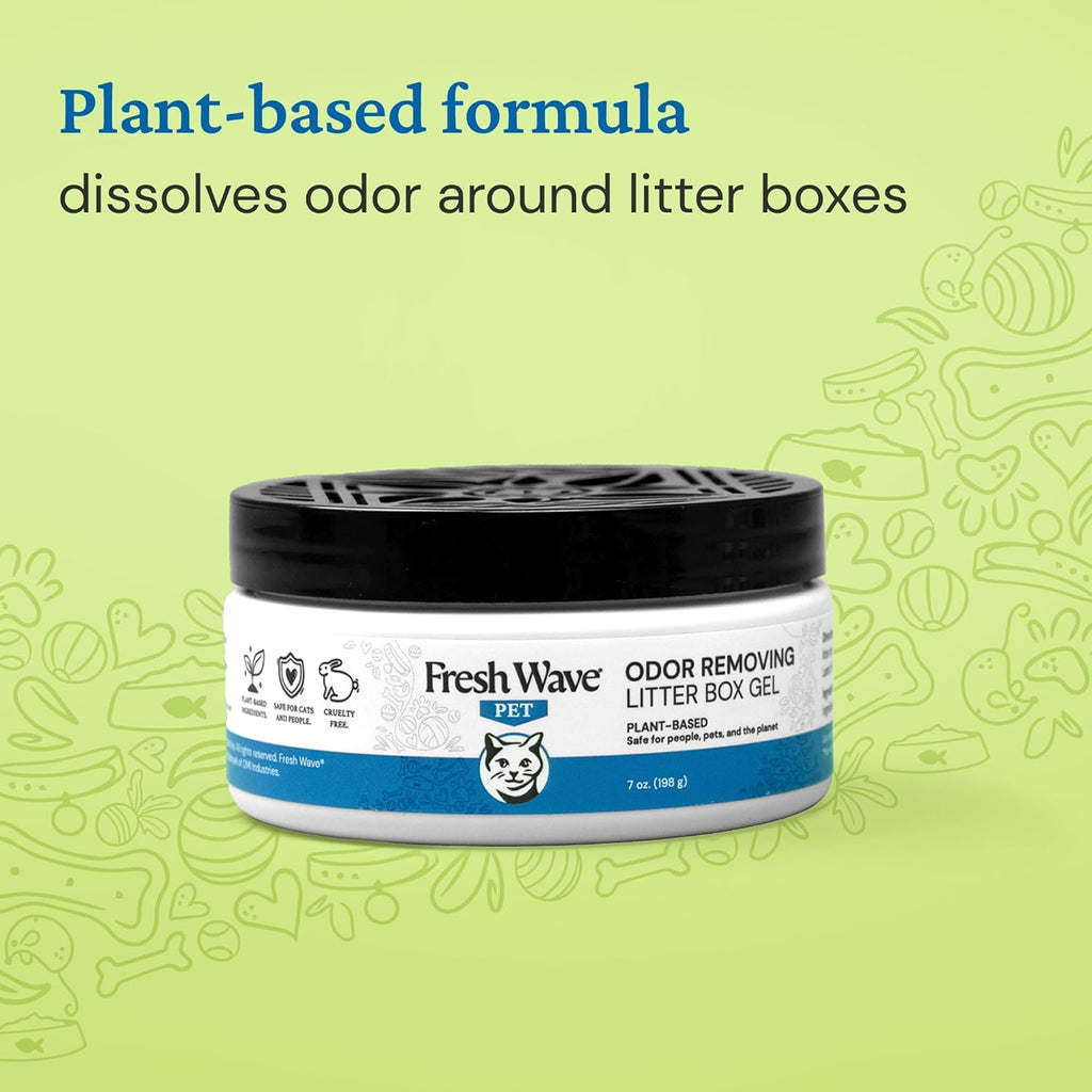 Fresh Wave non-toxic air freshener for cat owners.
