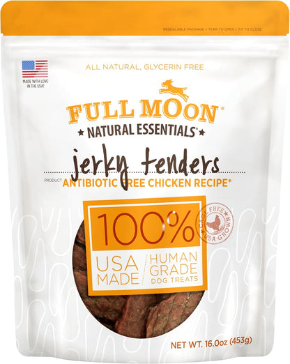 Full Moon brand logo and USA made certification on packaging