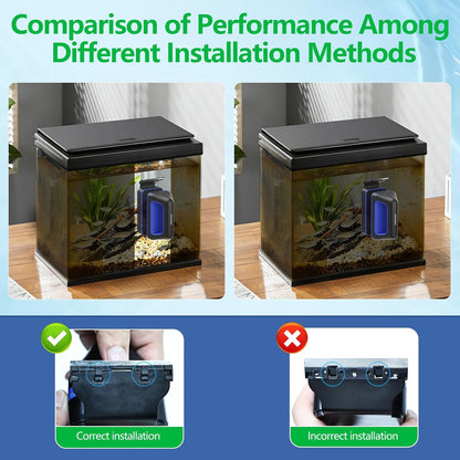 SYSENCIAGA small size magnetic fish tank scraper being used on a zero point three inch thick glass wall