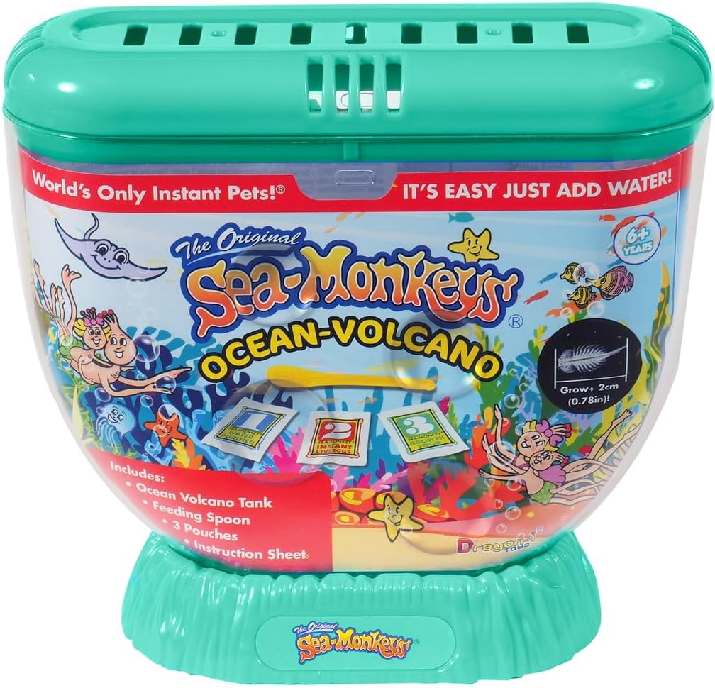 Sea Monkeys Ocean Volcano instant pets hatching kit front view