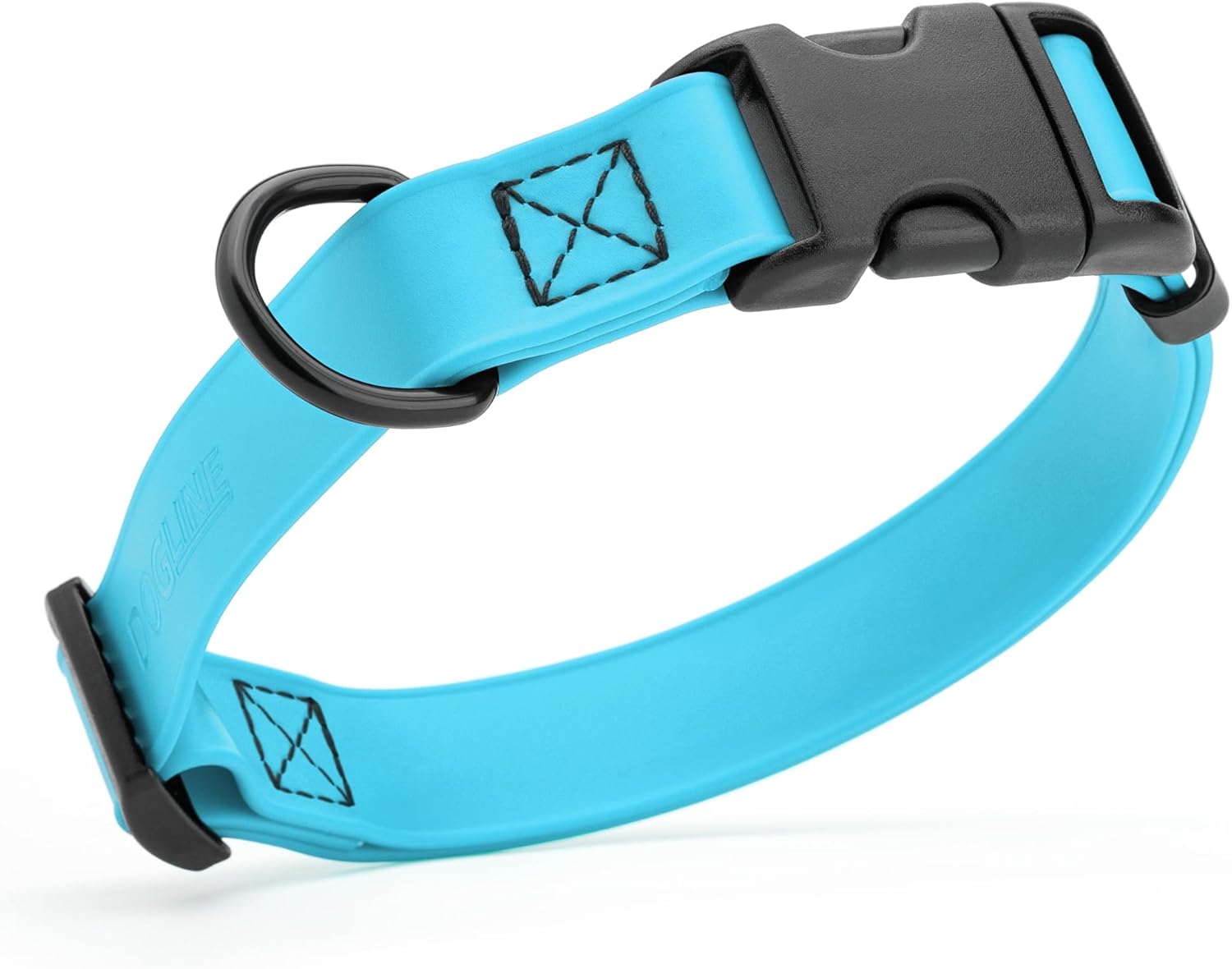Dogline Biothane waterproof dog collar front view premium pet accessories